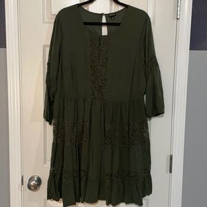 Army green Torrid Dress